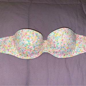 Victorias secret PINK strapless bikini top